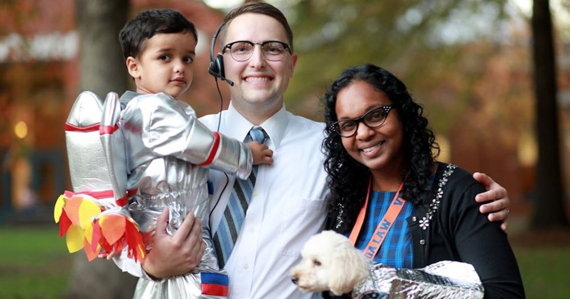 Families in the UVA Law community enjoyed the First-Year Council’s annual Halloween Carnival.