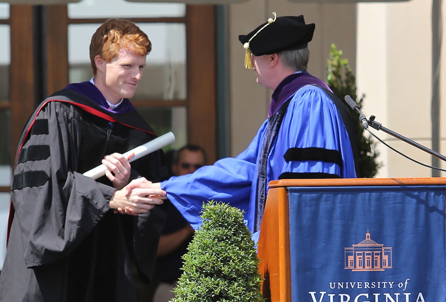 kennedy receives diploma