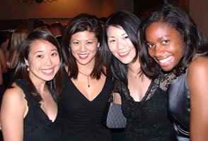 (L-R) Laura Soong, Emily Fan, Sharon Yuan, and Alison Perine.